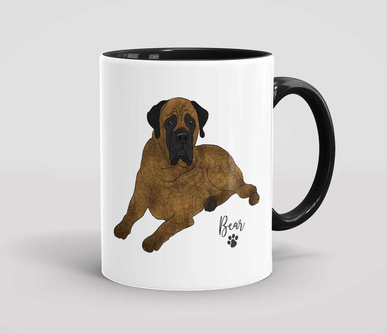 Personalised Brindle Mastiff - Mug