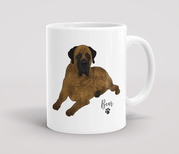 Personalised Brindle Mastiff - Mug