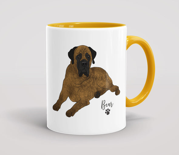 Personalised Brindle Mastiff - Mug