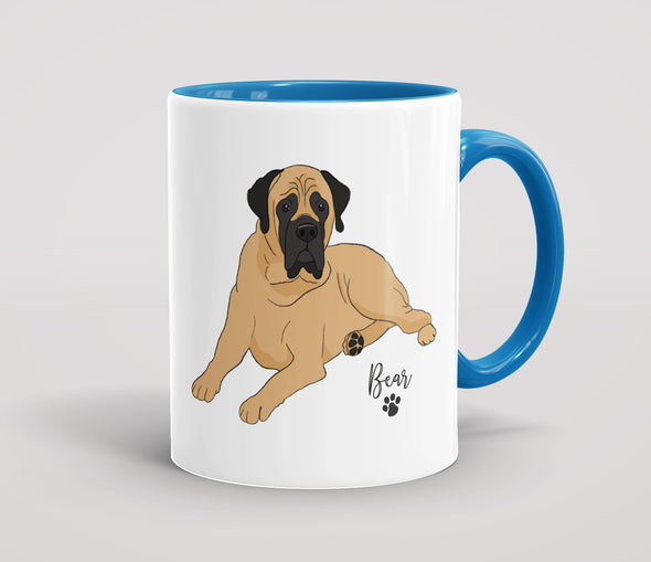 Personalised Fawn Mastiff - Mug