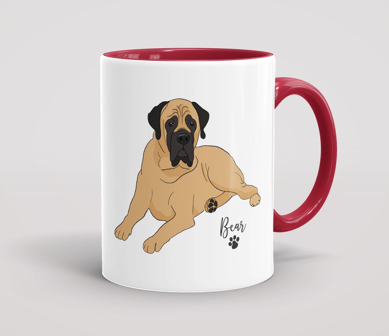 Personalised Fawn Mastiff - Mug