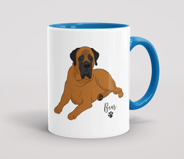 Personalised Tan Mastiff - Mug