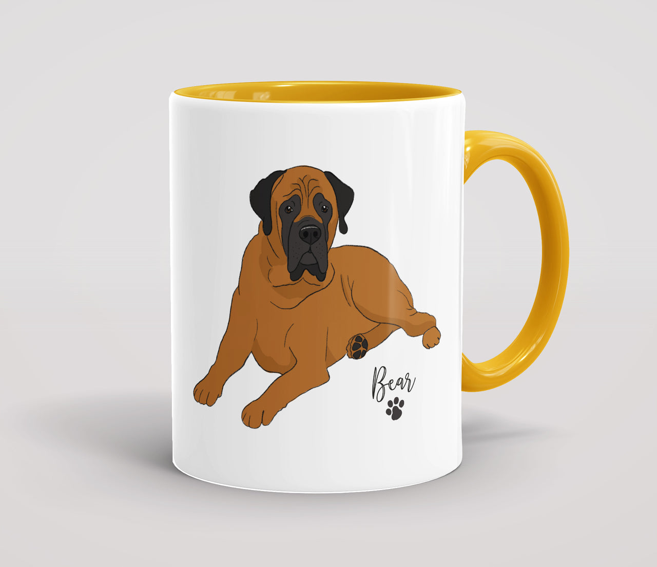 Personalised Tan Mastiff - Mug