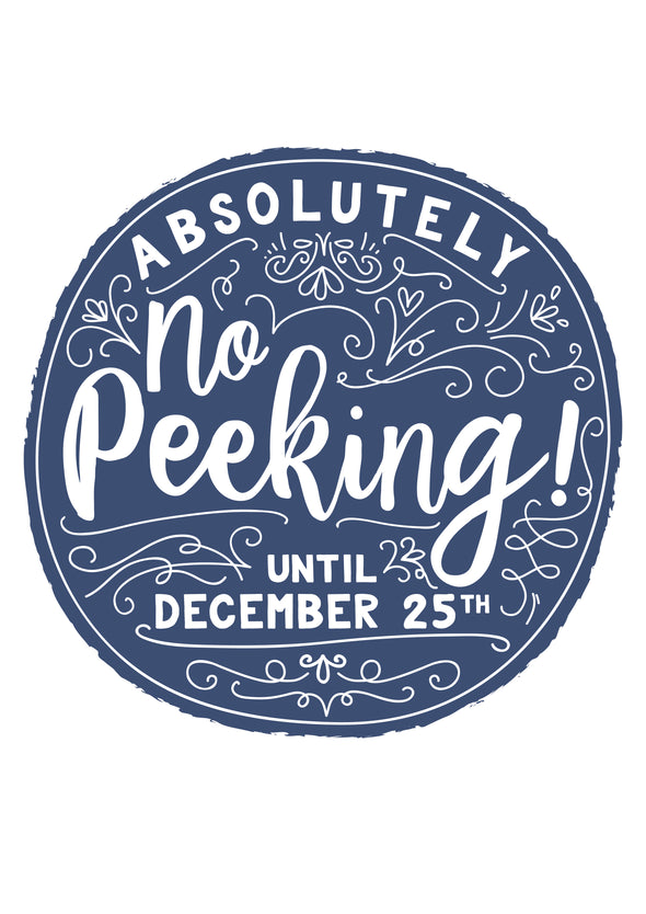 No Peeking! - Santa Sack