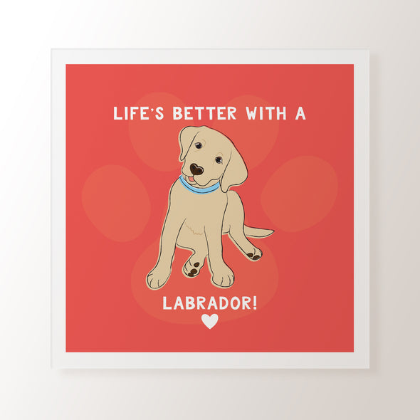 Golden Labrador - Art Print