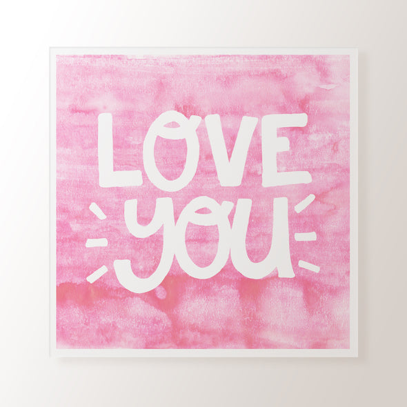 Love You - Art Print
