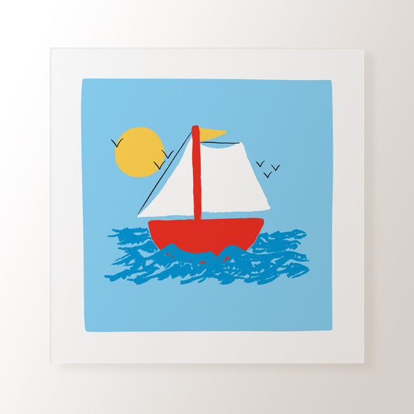 Sail Boat - Art Print