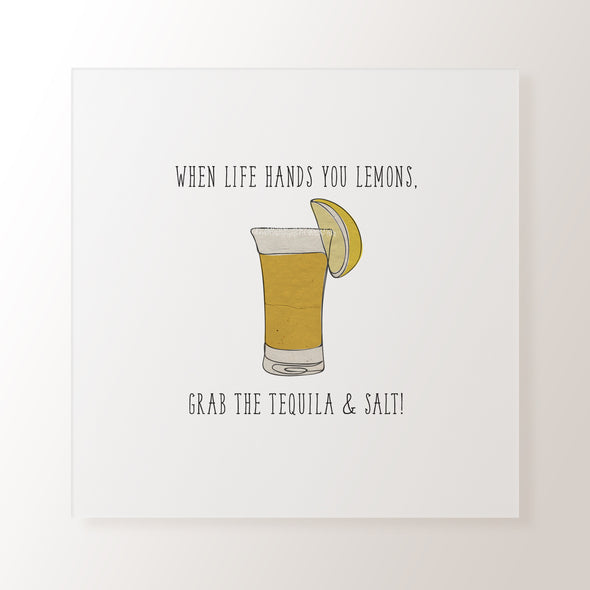 Simple Tequila & Salt - Art Print