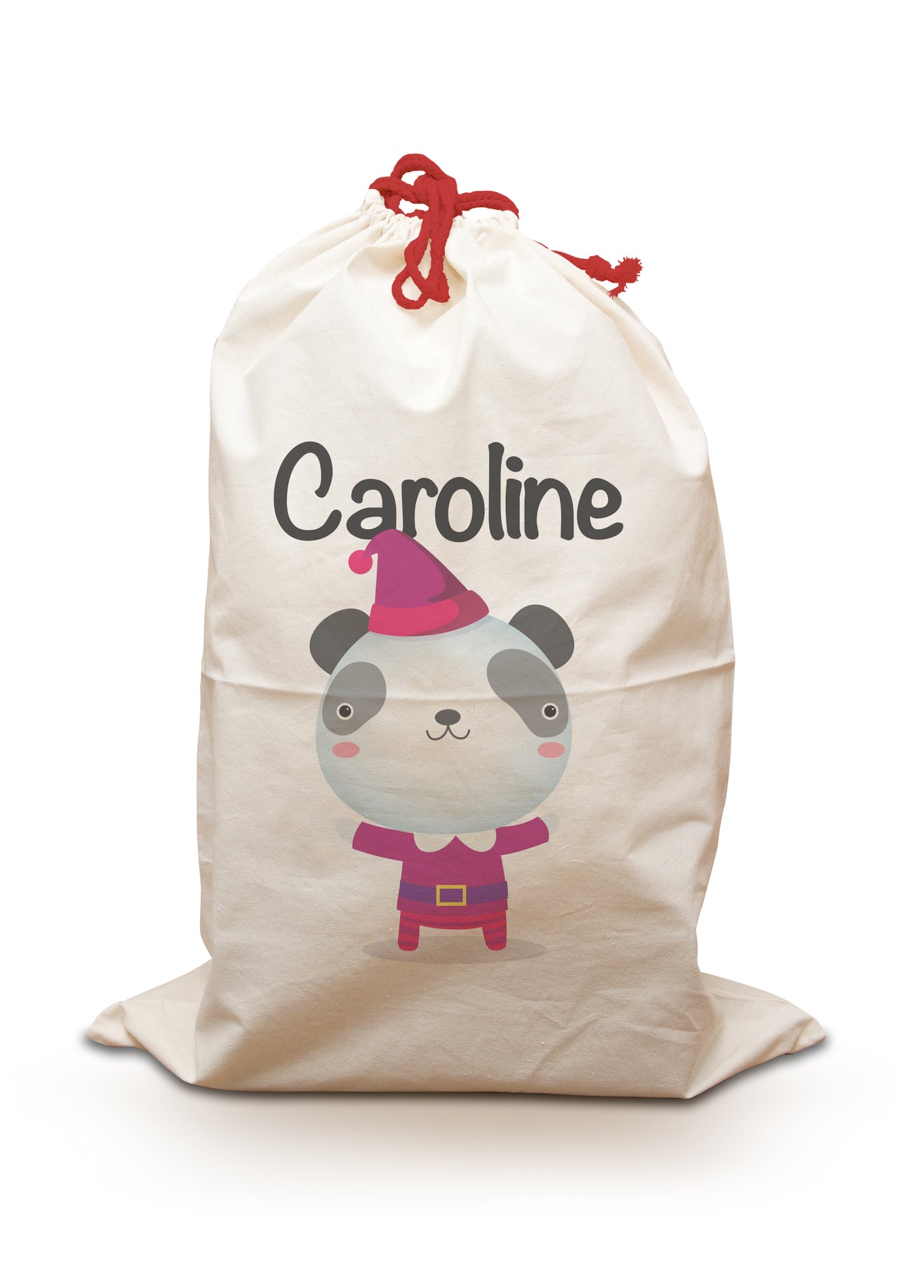 Christmas Panda - Personalised Santa Sack