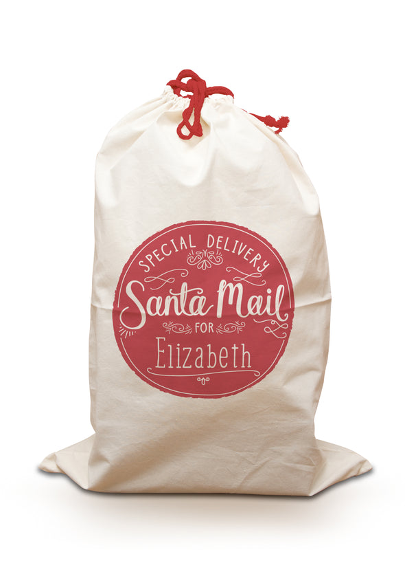 Santa Mail - Personalised Santa Sack