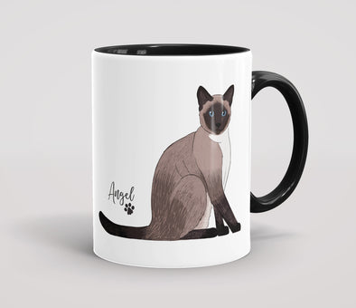 Personalised Siamese Cat - Mug