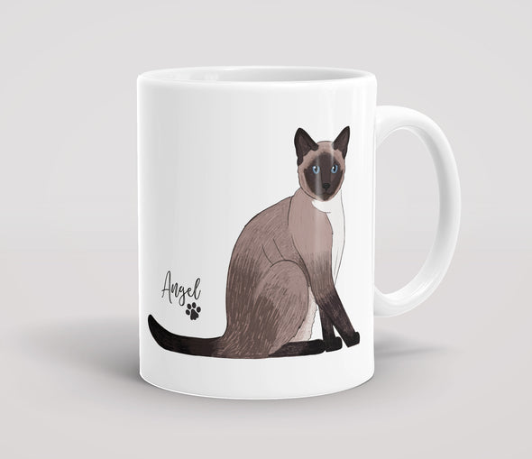 Personalised Siamese Cat - Mug