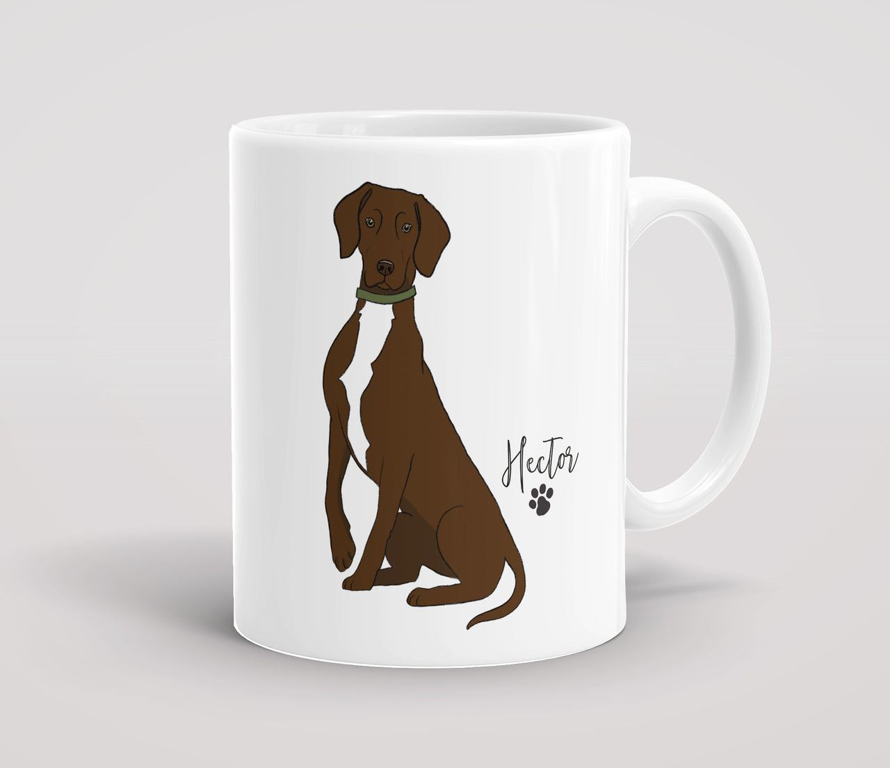 Personalised Brown Springador - Mug