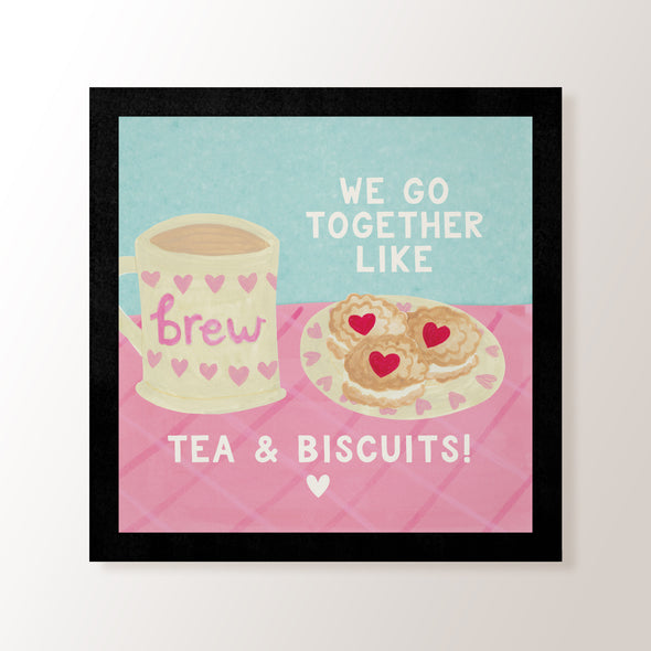Tea & Biscuits!- Art Print