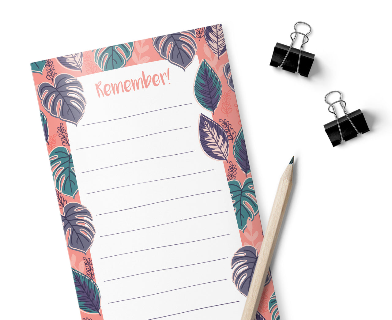 Tropical Leaves, Remember! List Planner