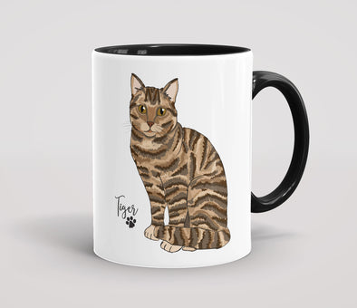 Personalised Tabby Cat - Mug