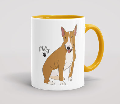 Personalised Tan Bull Terrier - Mug