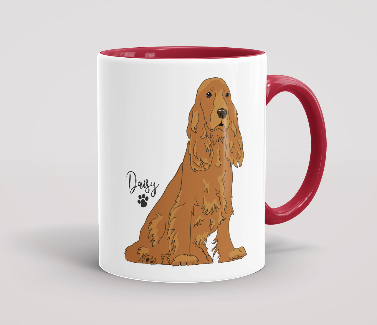 Personalised Tan Show Spaniel - Mug
