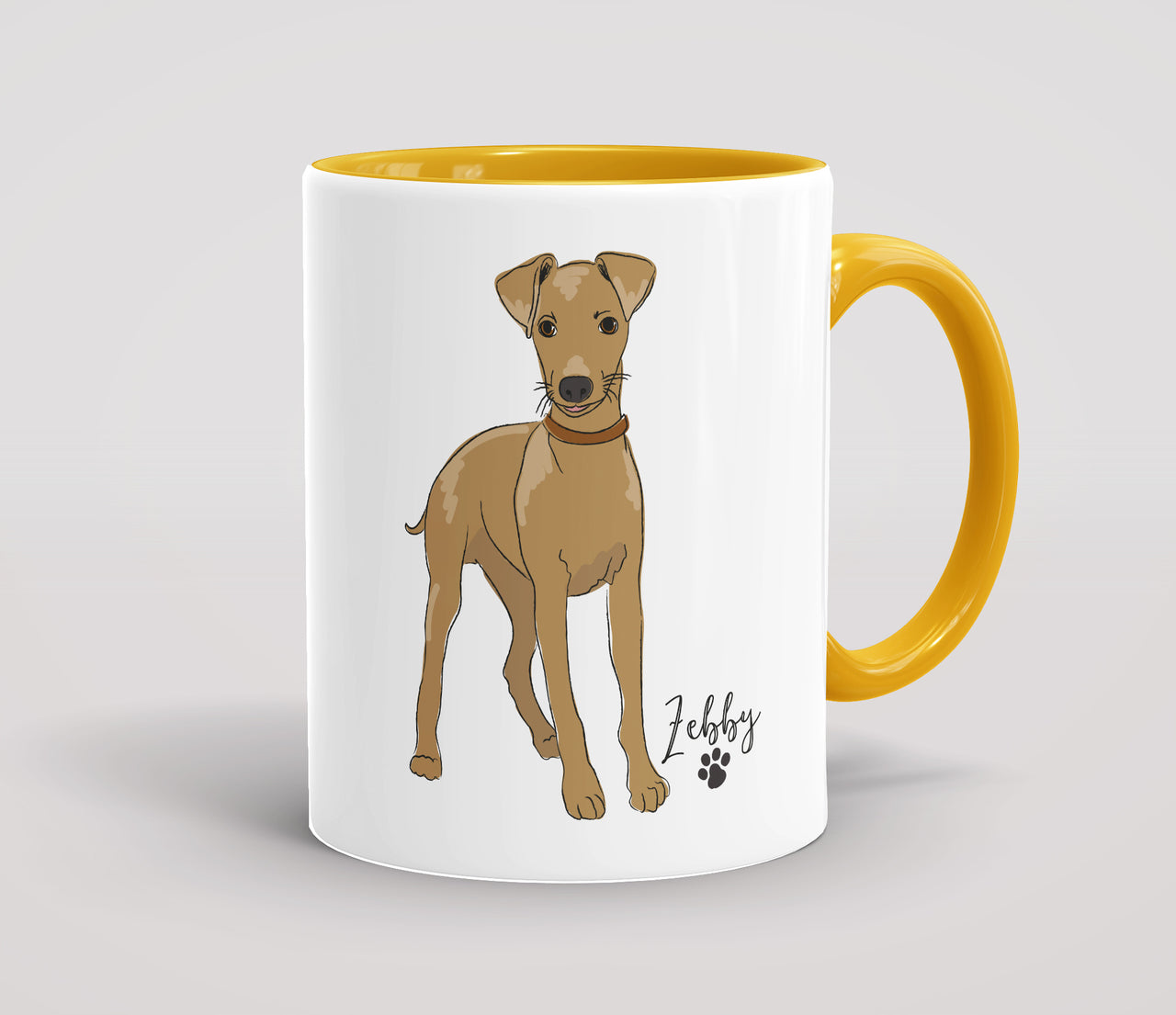 Personalised Fawn Whippet - Mug