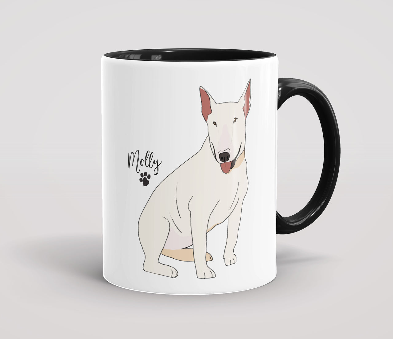 Personalised White Bull Terrier - Mug