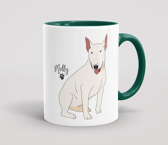 Personalised White Bull Terrier - Mug