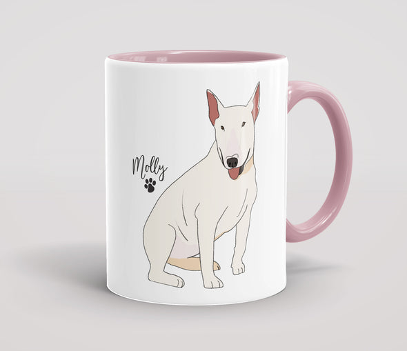 Personalised White Bull Terrier - Mug