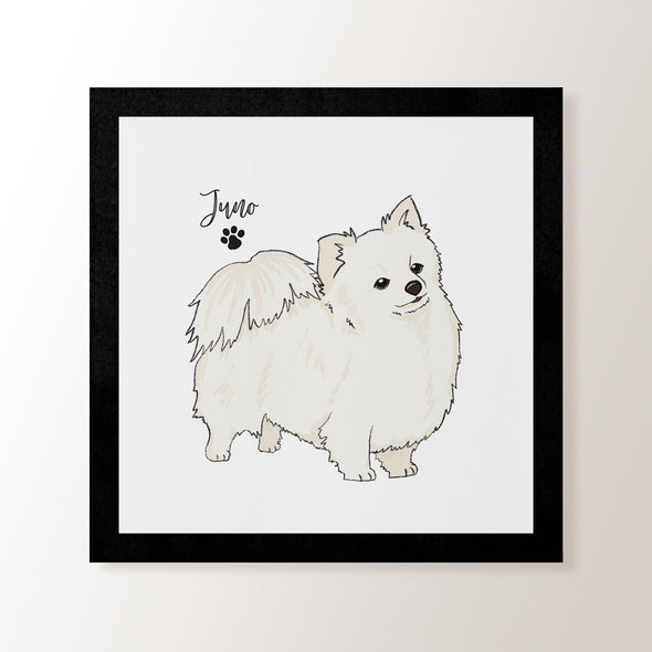 Personalised White Chihuahua - Art Print