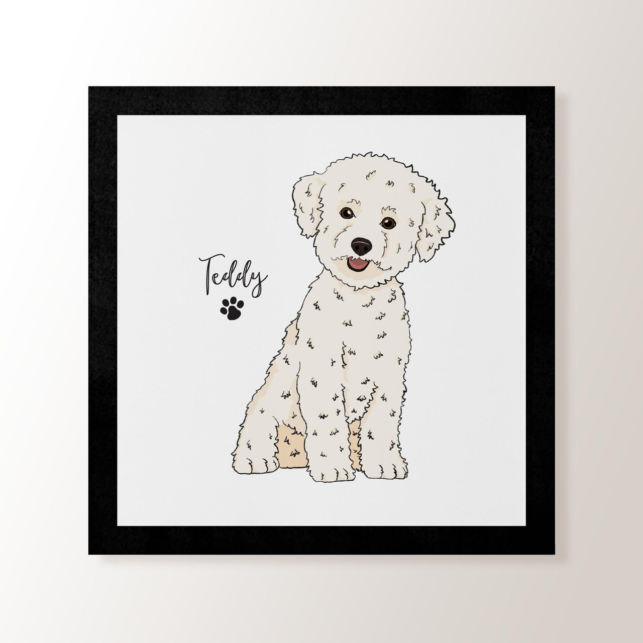 Personalised Bichon Frise - Art Print
