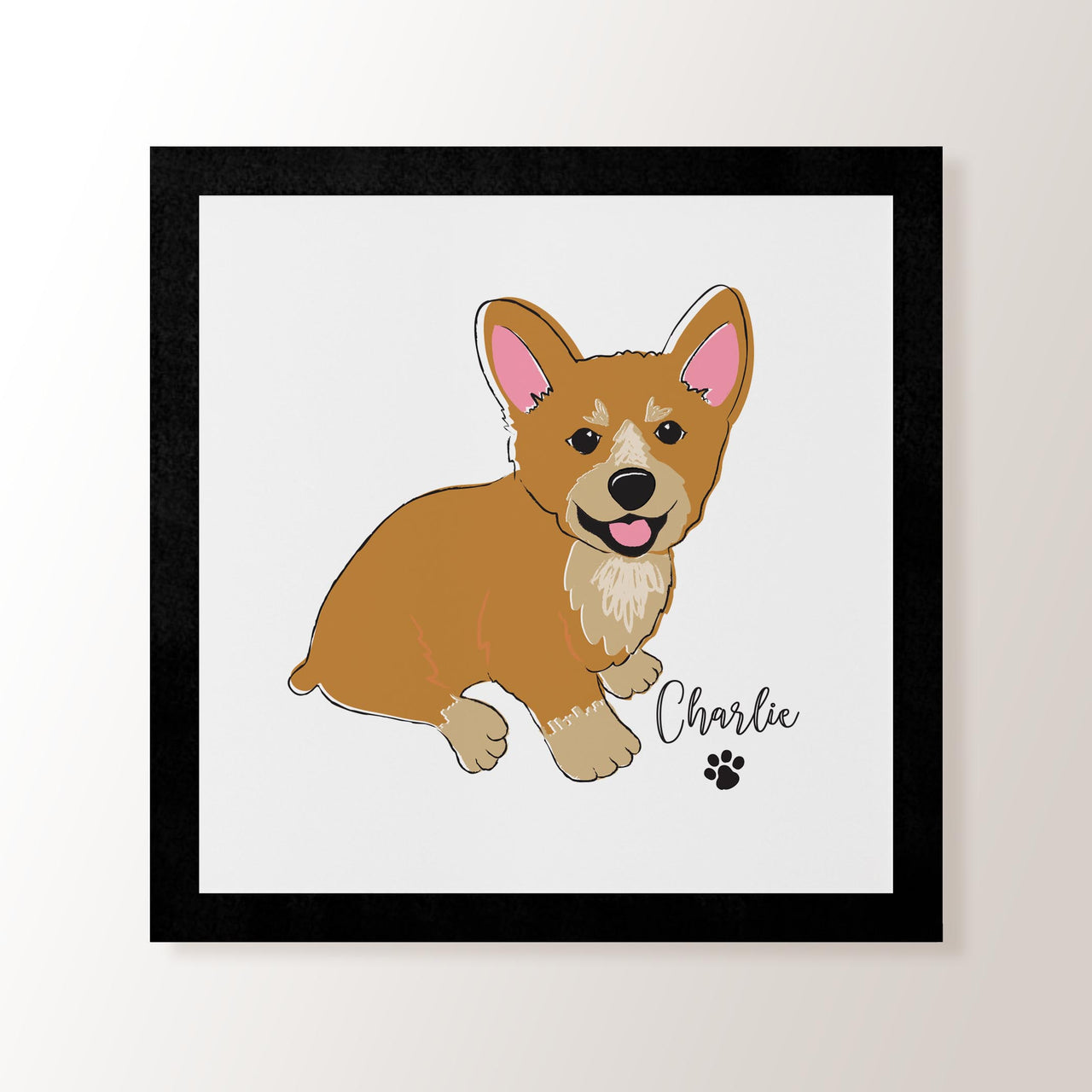 Personalised Corgi - Art Print