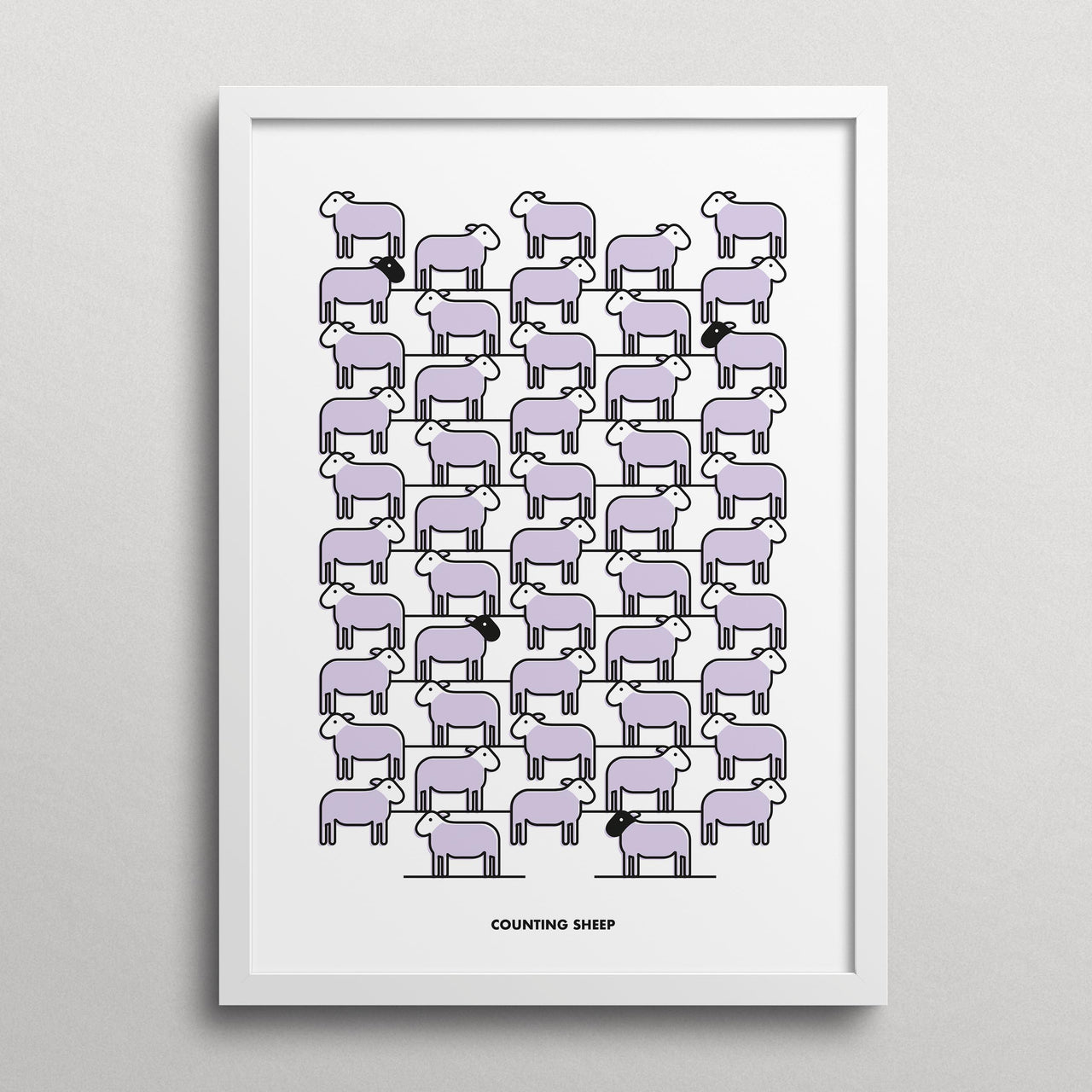 Counting Sheep - Purple