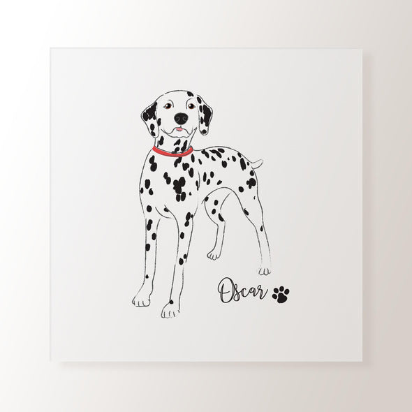 Personalised Dalmatian - Art Print