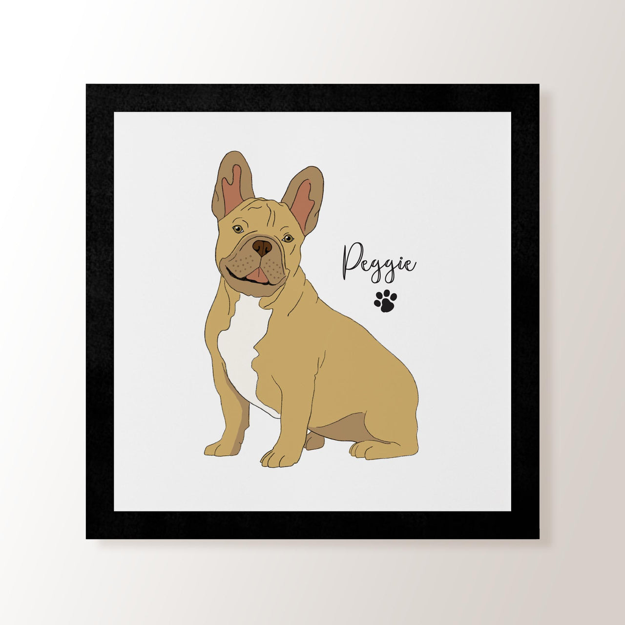 Personalised Fawn French Bulldog - Art Print