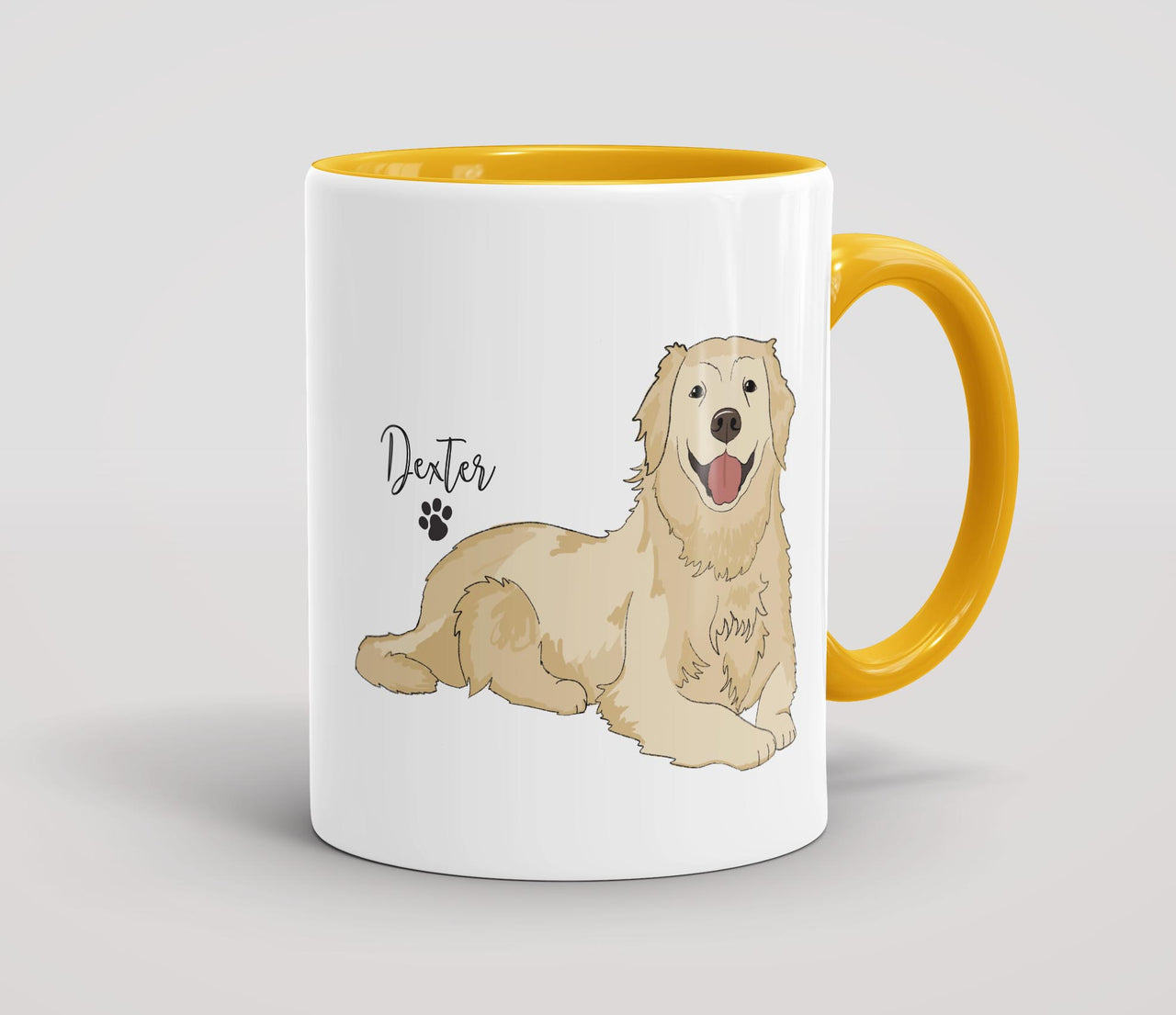 Personalised Cream Retriever - Mug