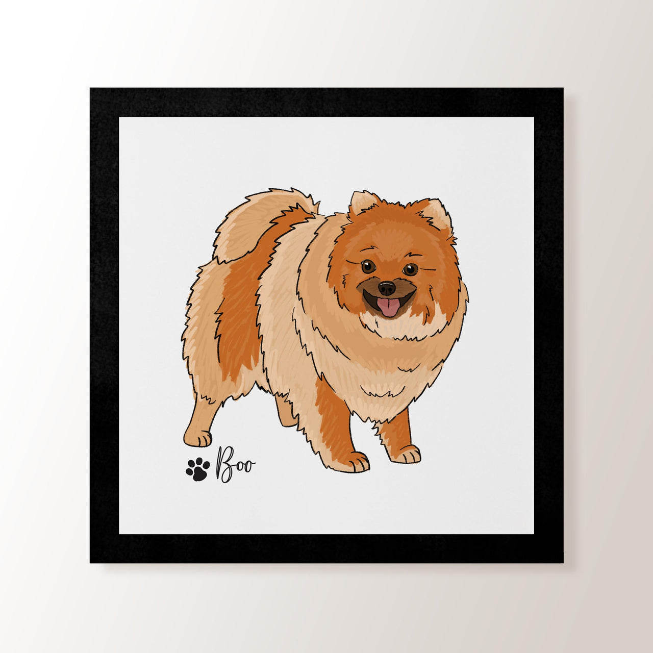 Personalised Pomeranian - Art Print