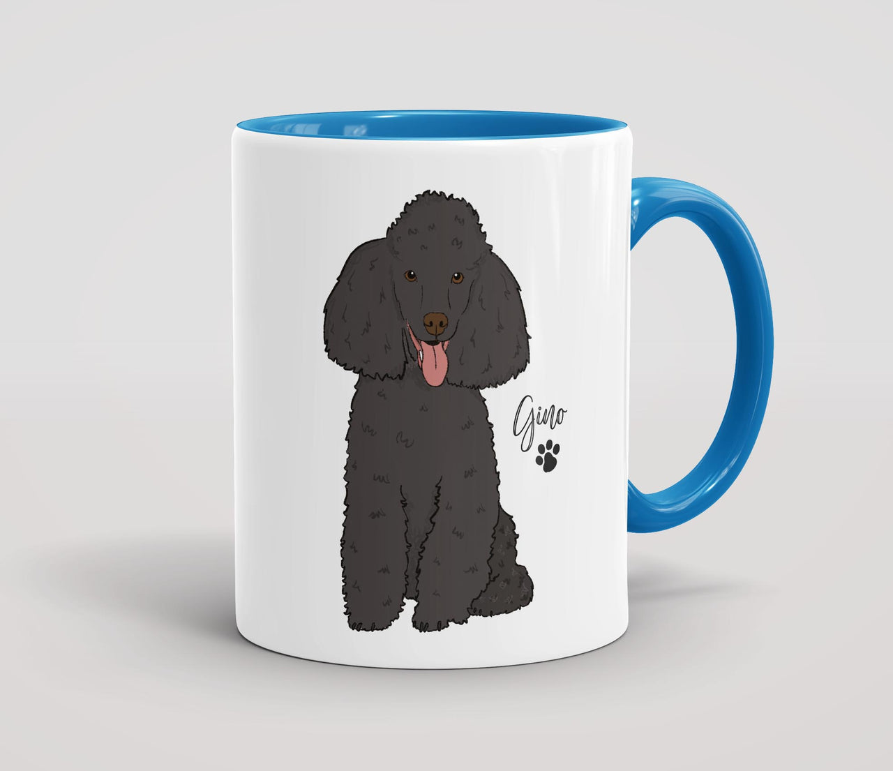 Personalised Black Toy Poodle - Mug