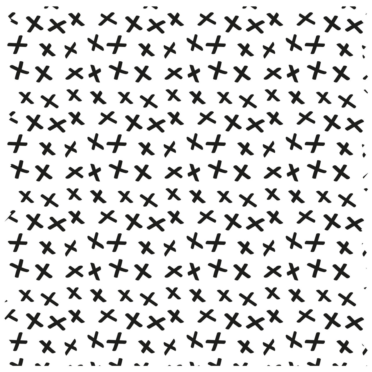 Crosses Black Roller Blind [1007]