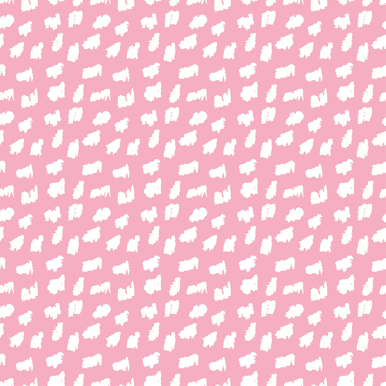 Squiggle Spots White and Pink