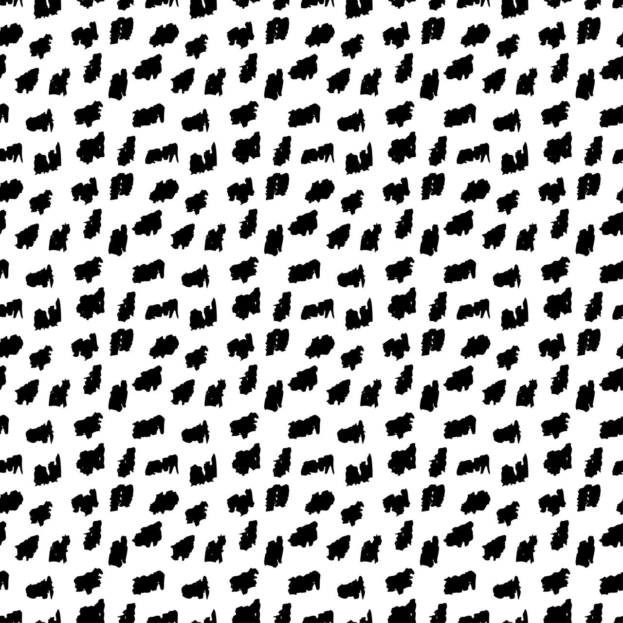 Squiggle Spots Black