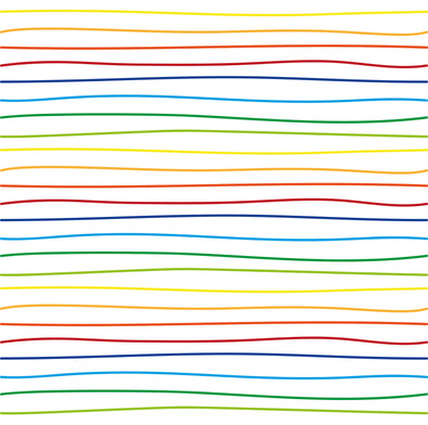 Wavy Lines Rainbow