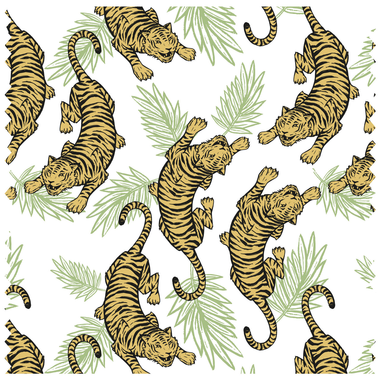 Tiger & Tiger Jungle Roller Blind [1021]