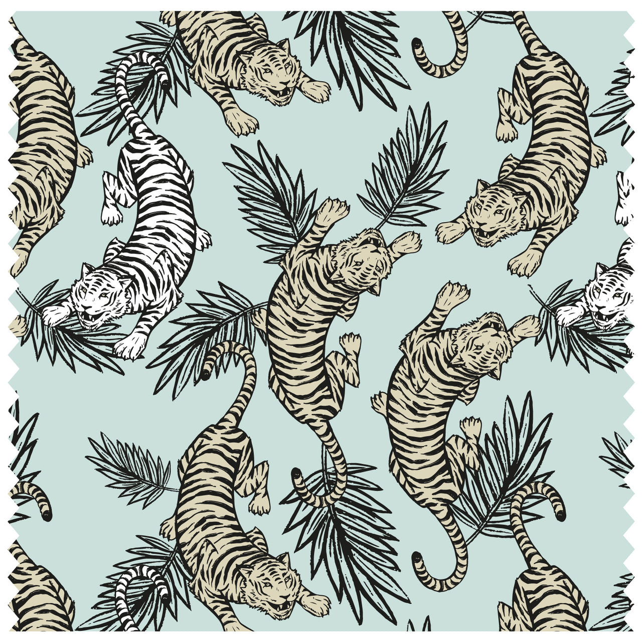 Tiger & Snow Tiger Jungle Roller Blind [1023]