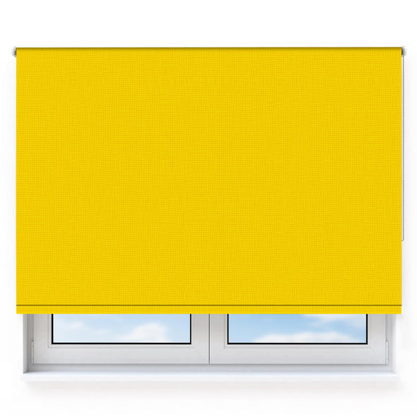 Hatching Yellow Roller Blind [1033]