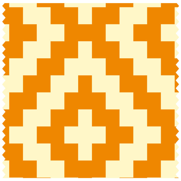 Diamonds Orange & Yellow Roller Blind [1040]