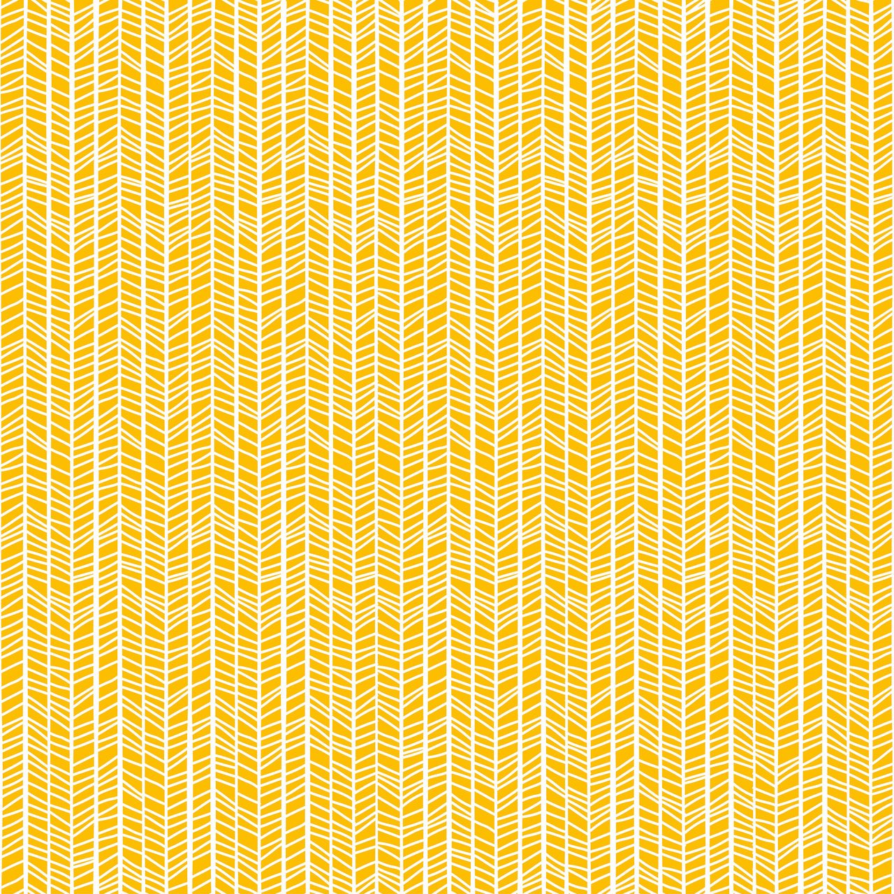 Rough Herringbone White and Yellow