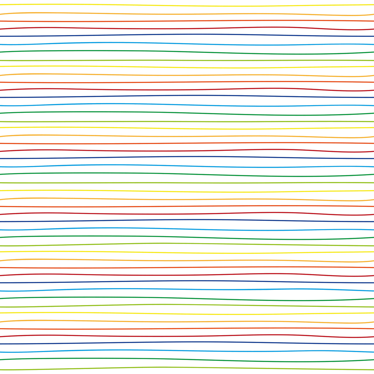Wavy Lines Thin Rainbow