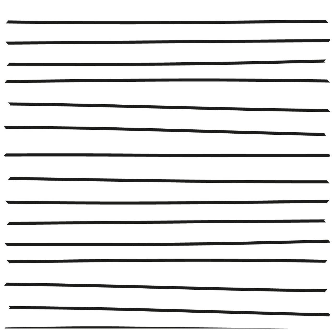 Wavy Lines Thin Black Roller Blind [1052]