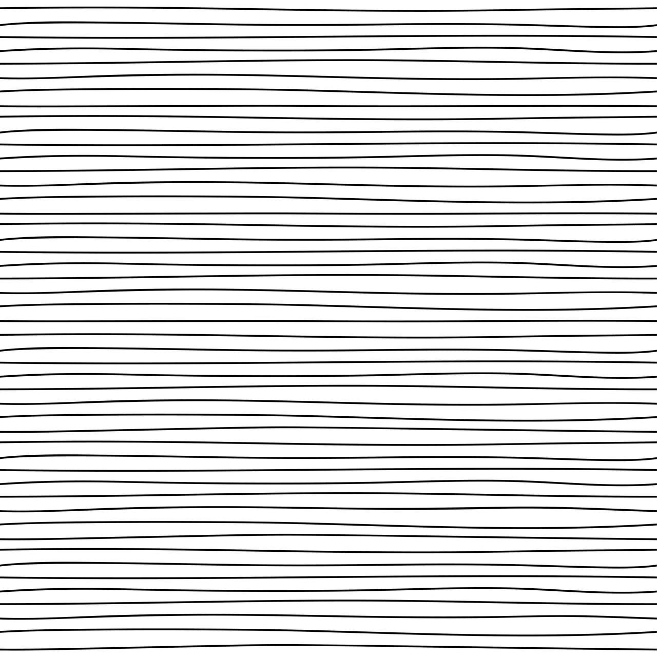 Wavy Lines Thin Black