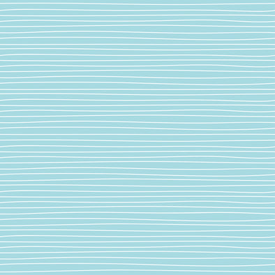 Wavy Lines Thin White and Blue
