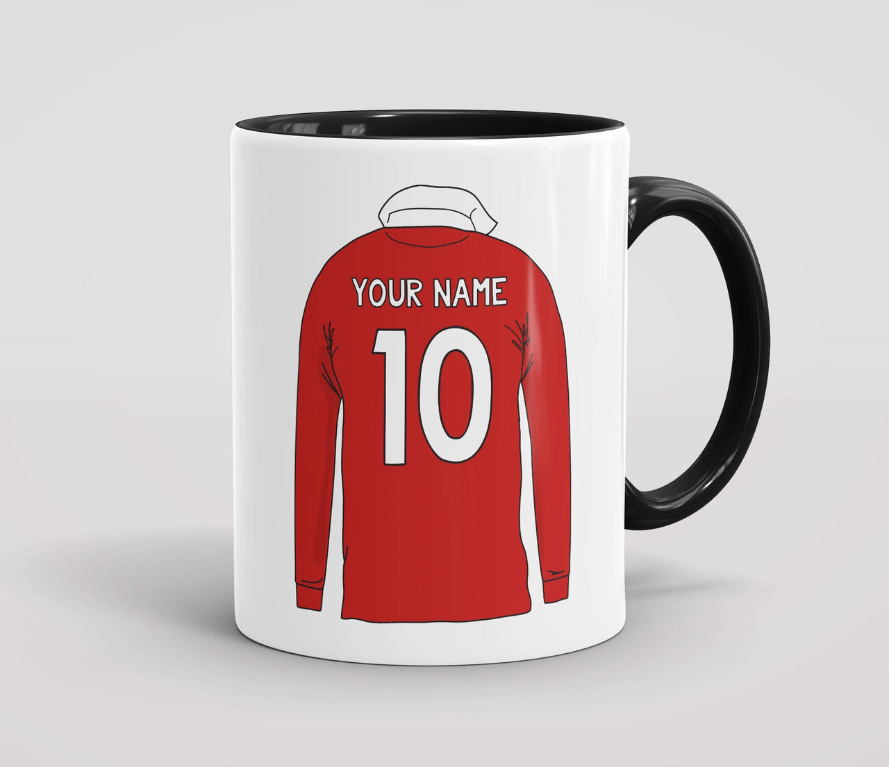 Personalised Retro Rugby Shirt Mug - WAL